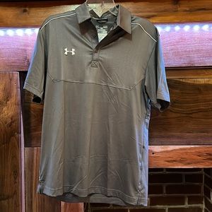 Under Armour size small, men’s grey polo shirt.